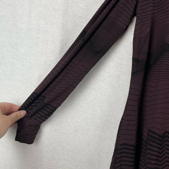 Soma Soft Jersey Cold Shoulder Tunic Agile Lines M - Picture 7 of 9